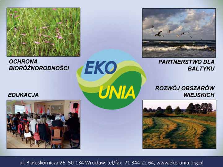 Slajd z prezentacji Eko-Unii