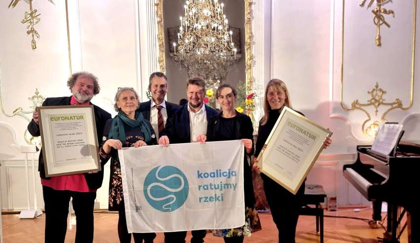 Nagroda EuroNatur 2023 dla Koalicji Ratujmy Rzeki. Sygnał wsparcia dla ochrony rzek w Polsce