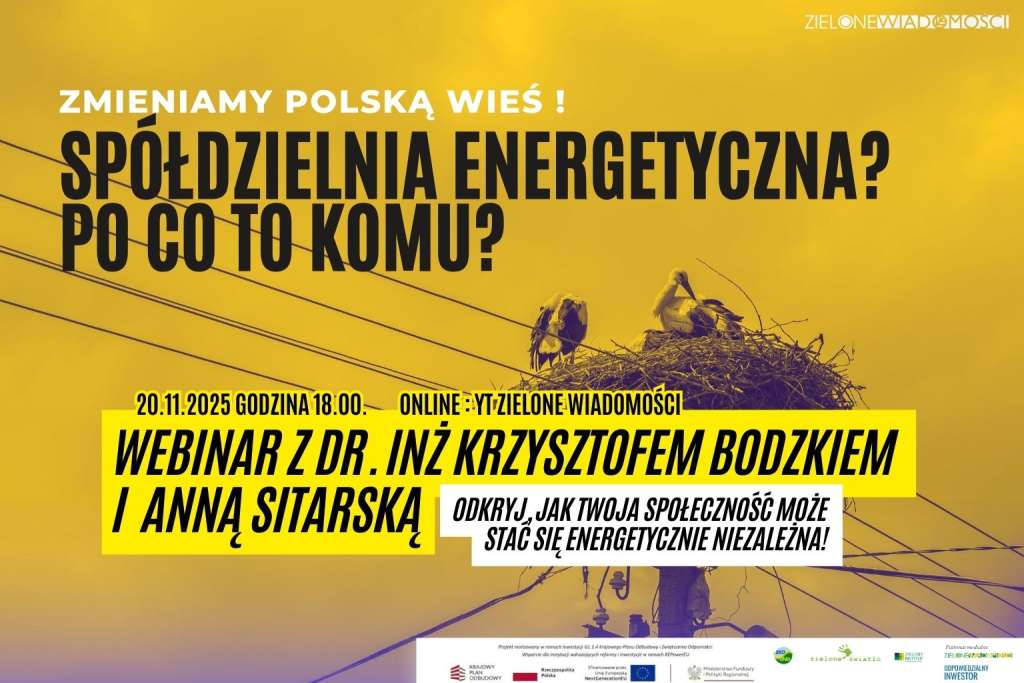 Spółdzielnia energetyczna – po co to komu? Bezpłatny webinar