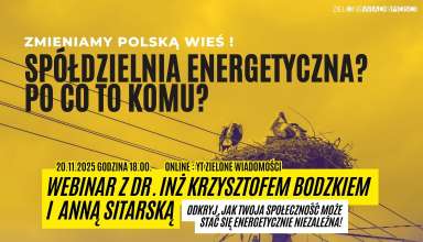 Spółdzielnia energetyczna – po co to komu? Bezpłatny webinar